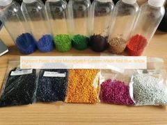 Pigment Plastic Color Masterbatch Custom Made Red Blue Yellow Black